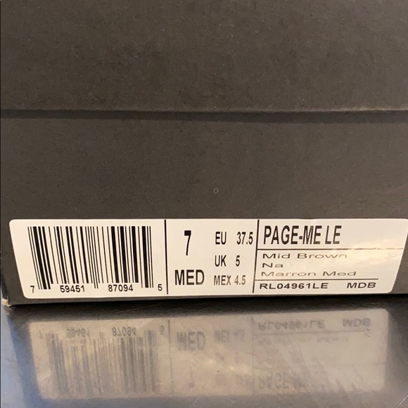 Kenneth Cole Reaction Page-Me Brown Heeled Booties - Picture 6 of 7